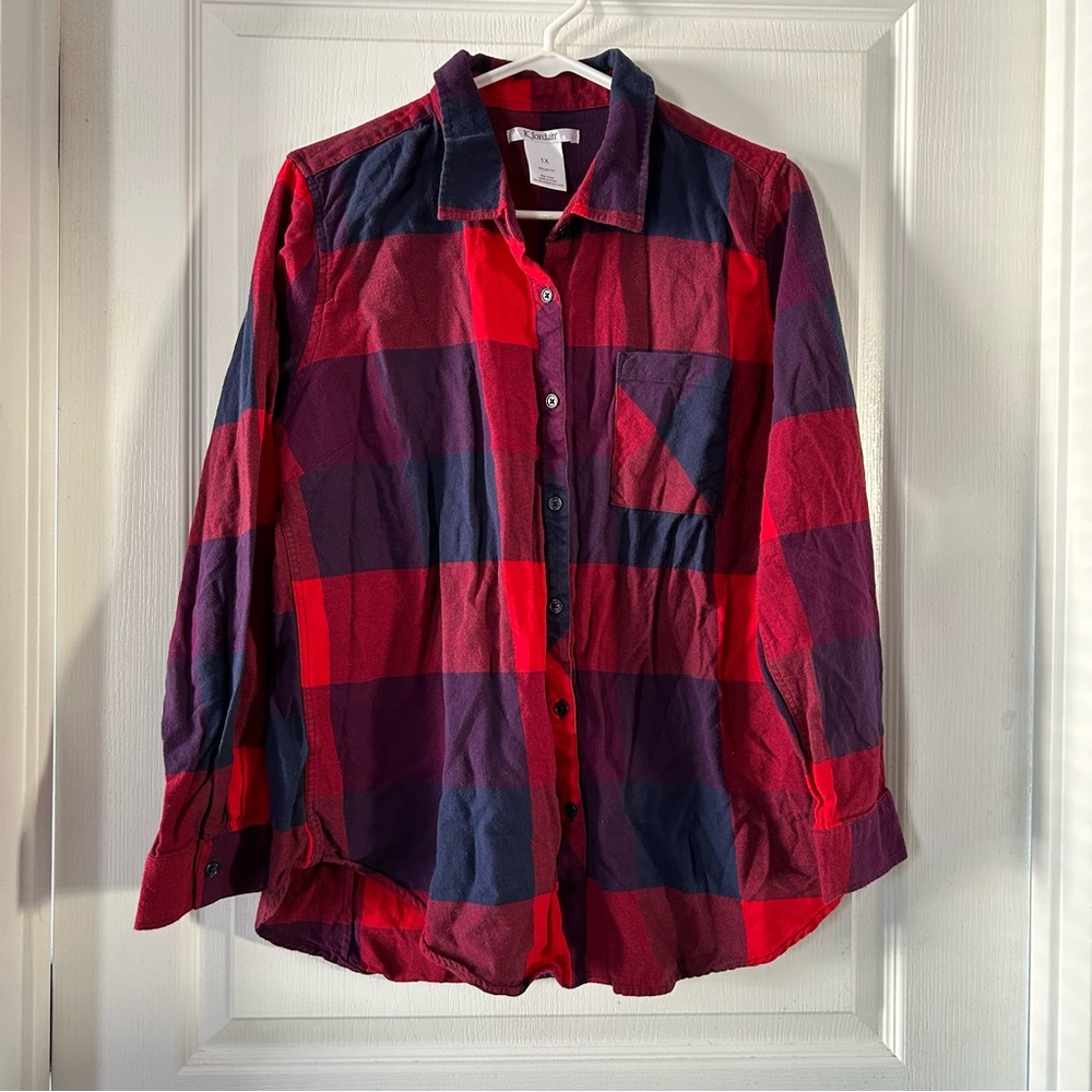 🎉HP🎊K.Jordan Flannel Shirt